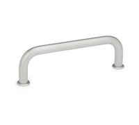 Ganter Normelemente GN 425-NI-12-200-GS 425-NI-12-200-GS-Mangos de Acero Inoxidable, Plata, Länge l: 200mm