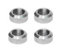 Ganter Normelemente Manguito de soldadura, manguito, acero, 4 unidades, rosca fina M14 x 1,5, con chaflán, GN 7490-ST-M14X1,5-A