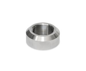 Ganter Normelemente Manguito de soldadura, manguito | acero inoxidable | 1 pieza | rosca en pulgadas G1 | con chaflán | GN 7490-NI-G1-A