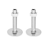 Ganter Normelemente | Patas ajustables de acero inoxidable, GN 41-60-M16-150-D0-UK, diámetro del pie: 60 mm