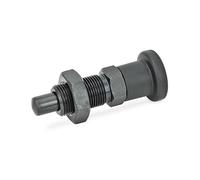 Ganter Normelemente GN 817-8-12-BK 817-8-12-BK-Perno Bloqueo, Negro, Rastweg l1: 12mm