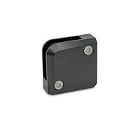 Ganter Normelemente | Soporte de esquina Elemento de superficie | Soporte de sujeción | GN 939-ZD-60-8-E-SW | Zinc fundido a presión | Rango de sujeción: 8 mm