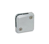 Ganter Normelemente | Soporte de esquina Elemento superficial | Soporte de sujeción | GN 939-ZD-60-6-E-SR | Zinc fundido a presión | Rango de sujeción: 6 mm