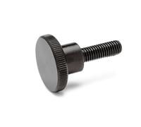 Ganter Normelemente, Tornillos de mariposa altos - DIN 464-M2-8, rosca M2, longitud de la rosca: 8 mm, acero bruñido, 5 unidades