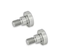 Ganter Normelemente | Tornillos de unión, tornillo hexagonal interior | 2 unidades | 6 x 6 mm | acero inoxidable | GN 732.1-M5-6-6-NI