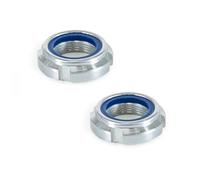 Ganter Normelemente | Tuercas de ranura similares a DIN 1804 | GN 1804.1-M50X1,5 | 2 unidades | acero autobloqueante | rosca M50 x 1,5