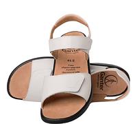 Ganter Sonnica E-Sandalia de Velcro, Mujer, Lech, 34.5 EU Estrecho