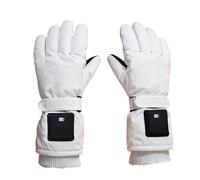 Gants chauffants USB - Taille Moyenne Gants Chauffants | Polyester Moufles Hiver - Chaleur Électrique Réglable à 40-60°C, Coupe-Vent et Confortables, Idéales pour Ski, Vélo, Randonnée et Activités