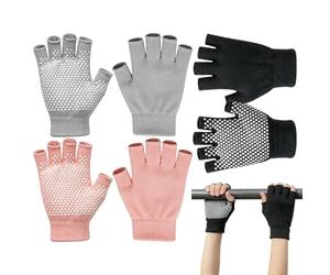 Gants De Yoga Antidérapants - 3 Paires De Confiance Dans Chaque Pose, Mitaines De Yoga Sans Doigts | Gants De YogaPilates Pour Femmes, Épouses, Mères Passionnées, Débutants, Professionnels, Athlètes,