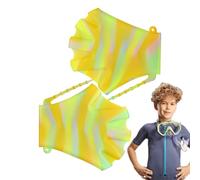 Gants Palmés pour la Natation - Équipement Aquatique en Silicone Résistant | Accessoires Entraînement Mains Exercice Piscine Plongée Surf | Palmes de Main Confortables Hommes Femmes