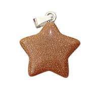 GANYKQ Collar en forma de estrella, pulsera, suministros para hacer joyas, colgantes de piedra natural para joyería, Piedra, No es una piedra preciosa