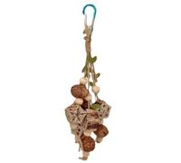 GANYKQ Colorido juguete colgante para loro, pájaro, molar, artículos de juguete para loro, mascota, pájaro, juguete para entrenamiento de loros, juguete para morder, columpio
