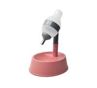 GANYKQ Dispensador de agua de pie para perros, altura ajustable, gran capacidad, más goteo, altura ajustable