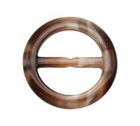 GANYKQ Hebilla de cinturón de resina adecuada para la mayoría de tamaños de cinturón, hebilla de seda con clips de hebilla de esquina de flores, 15 ruinas de color café, 10