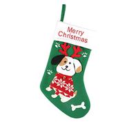 GANYKQ Medias de Navidad para decoración de calcetines grandes de dibujos animados 3D para gatos y perros
