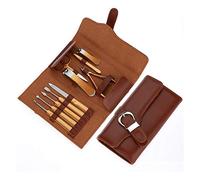 GANYUU 16 piezas profesional de acero inoxidable cortaúñas Set manicura manicura pedicura herramientas para regalo utilidad 10 piezas (color : 10 piezas doradas)