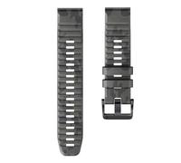 GANYUU 22mm 26MM Camouflage Silicone Watch Band For Garmin Fenix 5/6 Pro/7X Instinct 2/2X Forerunner 955/945 Quick Release Wristband(Camo Army Green,26mm)