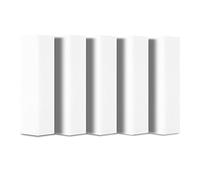 GANYUU 5pcs Profesional Lima de Uñas Color Esponja Lima de Uñas Con Pulido Y Pulido Buffer Manicura Lija Juego de Herramientas (Color: 5pcs Blanco A)