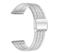 GANYUU Bandas de metal de 20 mm 22 mm para Garmin Forerunner 265 255 245 645 Correa Misic Venu 3 2 Plus Sq/Vivoactive 5 4 Pulseras de acero inoxidable(Coal Black,22mm)