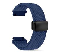 GANYUU Bandas de nailon Correas de reloj de nailon trenzado de liberación rápida Correa deportiva elástica de repuesto para hombres y mujeres 20 mm 22 mm(Blue,22mm)
