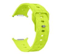 GANYUU Bandas transpirables compatibles con Galaxy Watch 7 Ultra Band 47 mm Correa deportiva de silicona para Galaxy Watch Ultra Hombres Mujeres Correas de reloj(Lime)
