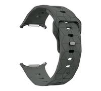 GANYUU Bandas transpirables compatibles con Galaxy Watch 7 Ultra Band 47 mm Correa deportiva de silicona para Galaxy Watch Ultra Hombres Mujeres Correas de reloj(Space Gray)
