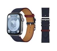 GANYUU Bucle retro para huawei watch fit 3 correa 3 correa italiana pulsera de cuero pulsera de cuero cinturón de reemplazo rápido correa correa para banda para huawei fit 3 fit 2 Watch Band(Indigo 08