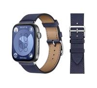 GANYUU Bucle retro para huawei watch fit 3 correa 3 correa italiana pulsera de cuero pulsera de cuero cinturón de reemplazo rápido correa correa para banda para huawei fit 3 fit 2 Watch Band(Dark navy