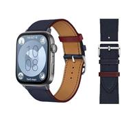 GANYUU Bucle retro para huawei watch fit 3 correa 3 correa italiana pulsera de cuero pulsera de cuero cinturón de reemplazo rápido correa correa para banda para huawei fit 3 fit 2 Watch Band(Indigo B0