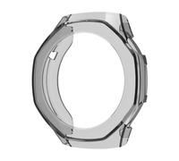 GANYUU Caso de protección para Huawei Watch GT5 Pro 46 mm 42 mm Accesorios de TPU a medio envuelto para Huawei GT5 Pro 42 mm 46 mm Caso protector(Black-GT5 Pro 46mm)