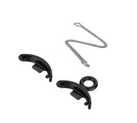 GANYUU Collar para Xiaomi Mi Band 8 Reloj Correa de acero inoxidable Pulsera de metal Reemplazo de correa de metal Xiaomi Mi Band 8(Silver black)