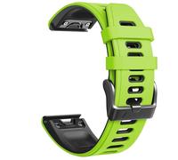 GANYUU Compatible con correas de reloj Fenix 6S Pro para correas de reloj inteligente Fenix 6S/Fenix 7S/Fenix 5S/5S Plus/D2 Delta S.(Green-black)
