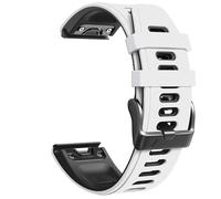 GANYUU Compatible con correas de reloj Fenix 7S para Fenix 6S/Fenix 7S/Fenix 5S/5S Plus/D2 Delta S Smart watch band(White-black)