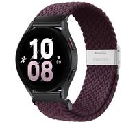 GANYUU Correa de 20 mm 22 mm para Samsung Galaxy Watch 6 5 4 Band 40/44 mm 5Pro Active 2 Gear S3 pulsera elástica trenzada para Huawei GT2/3 /4Pro/5 correas de reloj(Cherry,20mm)