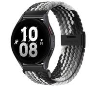 GANYUU Correa de 20 mm 22 mm para Samsung Galaxy Watch 6 5 4 Band 40/44 mm 5Pro Active 2 Gear S3 pulsera elástica trenzada para Huawei GT2/3 /4Pro/5 correas de reloj(Black cleverly-B,22mm)