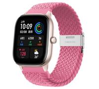 GANYUU Correa de 20 mm 22 mm para Samsung Galaxy Watch 6 5 4 Band 40/44 mm 5Pro Active 2 Gear S3 pulsera elástica trenzada para Huawei GT2/3 /4Pro/5 correas de reloj(Pink,22mm)