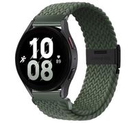 GANYUU Correa de 20 mm 22 mm para Samsung Galaxy Watch 6 5 4 Band 40/44 mm 5Pro Active 2 Gear S3 pulsera elástica trenzada para Huawei GT2/3 /4Pro/5 correas de reloj(AGreen-B,22mm)