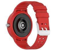 GANYUU Correa de banda de silicona para Huawei Watch GT Cyber Smart Watch Pulsera de reemplazo de pulsera de pulsera Ajustable Muñecas(Red)