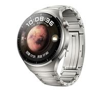 GANYUU Correa de lujo de titanio para HUAWEI WATCH GT 4 46 mm Banda GT 4 Pro 3 Ultimate Honor GS 3 Pro MagicWatch Pulsera 22 mm Correas de reloj de negocios de metal(Silver,For WATCH Ultimate)