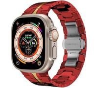 GANYUU Correa de metal de acero inoxidable de alta calidad, para Apple Watch de 49 mm, 44 mm, 45 mm, correa de hebilla de metal compatible con reloj Ultra 8 7 SE 6 41/40/38/42 mm, 42/44/45/49mm, Ágata