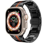 GANYUU Correa de metal de acero inoxidable de alta calidad, para Apple Watch de 49 mm, 44 mm, 45 mm, correa de hebilla de metal compatible con reloj Ultra 8 7 SE 6 de 41/40/38/42 mm, 42/44/45/49mm,
