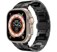 GANYUU Correa de metal de acero inoxidable de alta calidad, para Apple Watch de 49 mm, 44 mm, 45 mm, correa de hebilla de metal compatible con reloj Ultra 8 7 SE 6 de 41/40/38/42 mm, 38/40/41mm, Ágata
