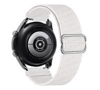 GANYUU Correa de nailon de 20 mm y 22 mm para Gamrmin Vivoactive3 4 5 Venu2 HR Plus Sq pulsera elástica ajustable para correas de reloj Forerunner265/255/245/645/754/735/945/955 Approach S12(White,20m