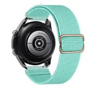 GANYUU Correa de nailon de 20 mm y 22 mm para Gamrmin Vivoactive3 4 5 Venu2 HR Plus Sq pulsera elástica ajustable para correas de reloj Forerunner265/255/245/645/754/735/945/955 Approach S12(Emerald G