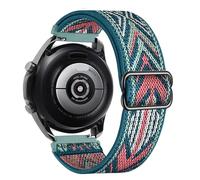 GANYUU Correa de nailon de 20 mm y 22 mm para Gamrmin Vivoactive3 4 5 Venu2 HR Plus Sq pulsera elástica ajustable para correas de reloj Forerunner265/255/245/645/754/735/945/955 Approach S12(Bohemia g
