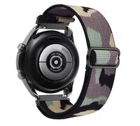 GANYUU Correa de nailon de 20 mm y 22 mm para Gamrmin Vivoactive3 4 5 Venu2 HR Plus Sq pulsera elástica ajustable para correas de reloj Forerunner265/255/245/645/754/735/945/955 Approach S12(Camouflag
