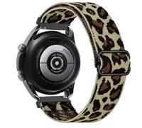 GANYUU Correa de nailon de 20 mm y 22 mm para Gamrmin Vivoactive3 4 5 Venu2 HR Plus Sq pulsera elástica ajustable para correas de reloj Forerunner265/255/245/645/754/735/945/955 Approach S12(Black gra