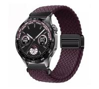 GANYUU Correa de nailon de 22mm y 20mm para Huawei Watch GT4/Pro 46mm/GT3/GT2 2e, pulsera transpirable para Samsung Watch 6/5/4/3/Gear S3(Cherry color,For other 20mm)