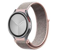 GANYUU Correa de nailon para Samsung Galaxy Watch 6/5/pro/4/Classic/active 2 43-47-44mm 20mm/22mm pulsera deportiva para Huawei Gt 4/2/e/3(5 Pink sand,20mm)
