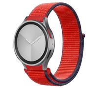 GANYUU Correa de nailon para Samsung Galaxy Watch 6/5/pro/4/Classic/active 2 43-47-44mm 20mm/22mm pulsera deportiva para Huawei Gt 4/2/e/3(59 T-red,22mm)